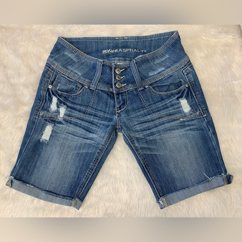 Blue Asphalt Shorts